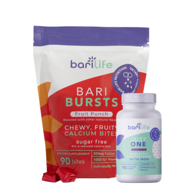 Just One Chewable + BariBurst Tropical Fruit Punch (3 Month)